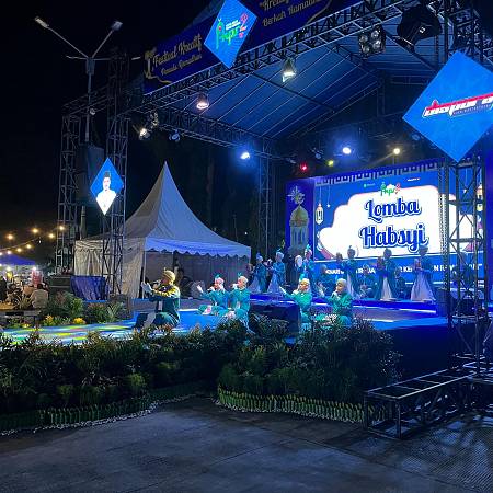 Grup Habsyi MA PPKP Ribathul Khail Tenggarong Ikuti Festival Kreatif Pemuda Ramadhan ke 2
